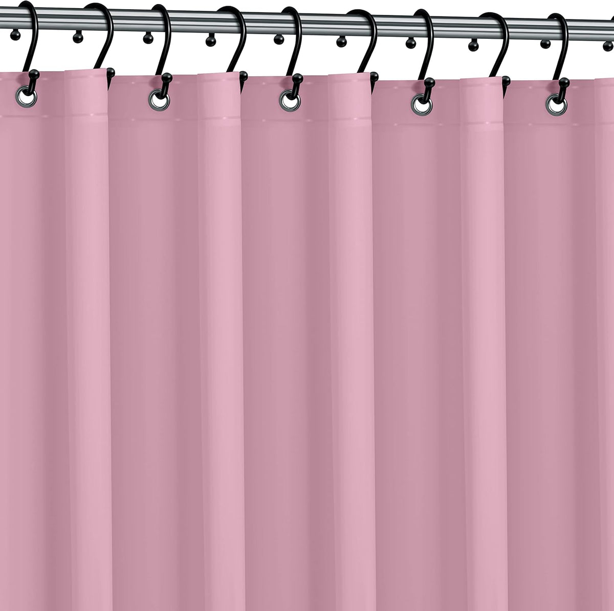 No Smell Shower Curtain Liner 72x72 White - PEVA Plastic Shower Curtain for Bathroom, PVC-Free Waterproof Shower Liner with Metal Grommets and Magnet-Weighted Bottom Hem - Washable Inner Liner